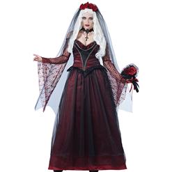 Hot Sale Halloween Costume, Cheap Scary Costume, Women's Halloween Costume, Vampaire Bride Costumes, #N11847