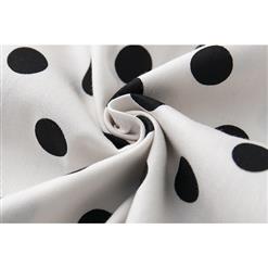 1950's Vintage Polka Dot Rockabilly Swing Dress N11938