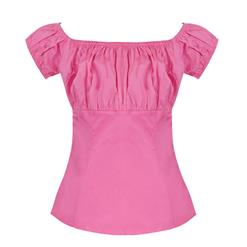 Sexy Pink Short Sleeve Off Shoulder T-shirt N12175