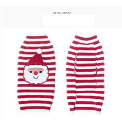 Christmas Pet Stripes Sweater Small Dog Clothing N12270