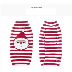 Christmas Pet Stripes Sweater Small Dog Clothing N12270