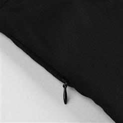 Elegant Vintage Bowknot Patchwork Dress N12286