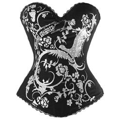 Magic Printed Rhinestone Corset N1252