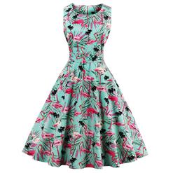 Retro Dresses for Women 1960, Vintage Dresses 1950's, Vintage Dress for Women, Floral Print Dress, Cheap Party Dress, #N12862
