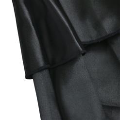 Medieval Victorian Gothic Black Shrug Bolero N12899