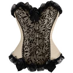 Vines Velvet Strapless Corset N1290