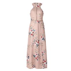 Hot Summer Sexy Off-shoulder Halter Split Floral Print Maxi Dress N13098