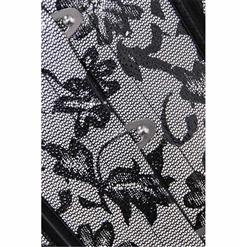 Leather Floral Fantasies Corset N1392