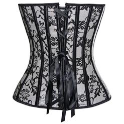Leather Floral Fantasies Corset N1392