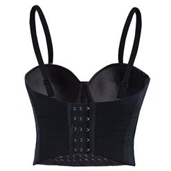 Women's Sexy Spaghetti Strap Beads Bustier Bra N14406