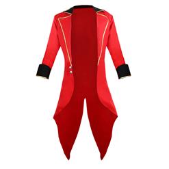 Burlesque Men's Red Ringmaster Tailcoat Jacket N14550