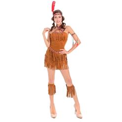 Native American Fringe Dress Costume, Indian Adult Costume, Tribal Native American Costume, Native American Maiden Costume, #N14608