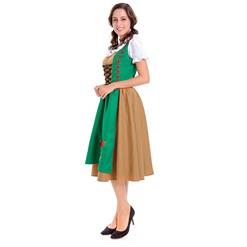 Traditional Women's Bavarian Girl Oktoberfest Serving Costume N14610