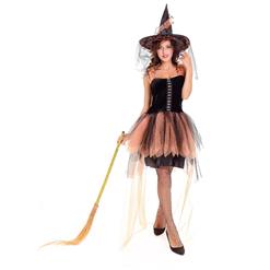 Women's Adult Black Witch Halloween Costume N14622