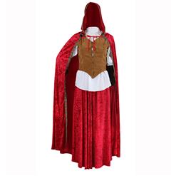 Deluxe Women's Adult Red Riding Hood Costume N14661