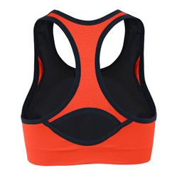 Women's Orange High Impact Workout Yoga Running Sports Bras Racerback N14712