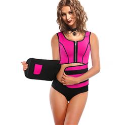 Women's Latex Waist Training Vest Corset with Girdles N14721