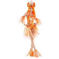 Sexy Goldfish Costume, Goldfish Halloween Costume, Fish Costume, Animal Sexy Costume, #N14749