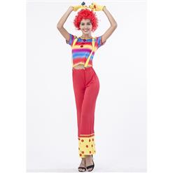 Women's Happy Circus Clown Adult Cosplay Costume N14767