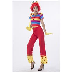 Women's Happy Circus Clown Adult Cosplay Costume N14767