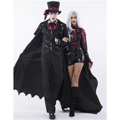 Gothic Adult Halloween Vampire Dressed to Kill Couple Costume N14770