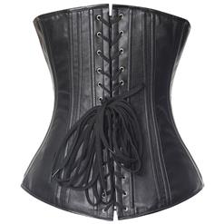 Steel Boned Underbust Leather Corset N1482