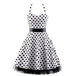 Retro Dresses for Women, Vintage Dresses for Women, Sexy Dresses for Women Cocktail Party, Casual Mini dress, Polka Dot Swing Daily Dress, #N14839