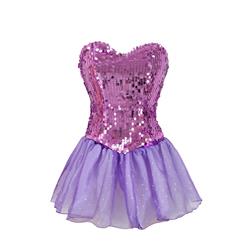 Sexy Purple Fairy Butterfly Cospaly Costume N14976