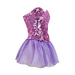Sexy Purple Fairy Butterfly Cospaly Costume N14976