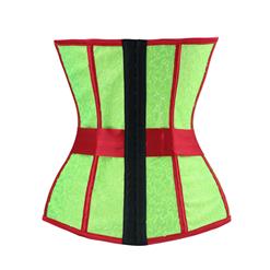 Women's Strapless 8 Plastic Boned Superhero Halloween Costume Overbust Corset N15011