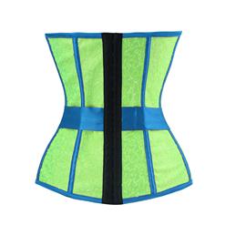 Women's Strapless 8 Plastic Boned Superhero Halloween Costume Overbust Corset N15012