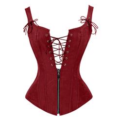 Steampunk Lace Up Vest Corset, Sexy Corset Vest for Women, Corset for Steampunk Costume, Women's Steampunk Corset, #N15025