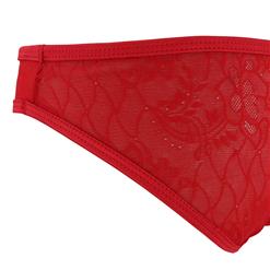 Sexy Red Floral Lace Strappy One Piece Night Wear Lingerie N15578