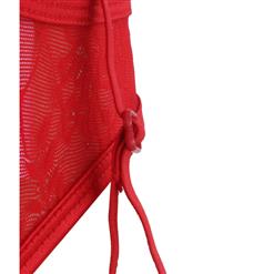 Sexy Red Floral Lace Strappy One Piece Night Wear Lingerie N15578