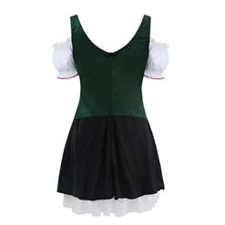 Women's Sexy Dark Green Adult Beer Girl Oktoberfest Serving Costume N15693