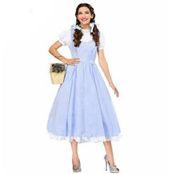 Women's Deluxe 2 Piece Kansas Girl Country Girl Cosplay Halloween Costume N16010