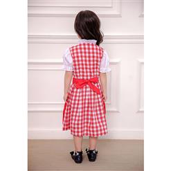 Girl's Classic Oktoberfest Dress Lovely Maid Cosplay Masquerade Costume N16283