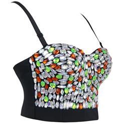 Sweets Studded Gem B Cup Bustier Bra Clubwear Top N16374