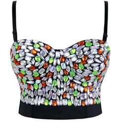 Sweets Studded Gem B Cup Bustier Bra Clubwear Top N16374