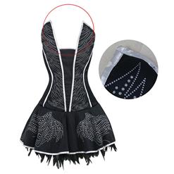 Deluxe Seductive Swan Masquerade Costume with A Little Defect N16408