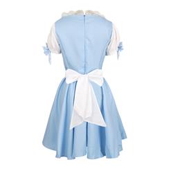 3Pcs Lovely Lolita Adult Maid Fancy Dress Cosplay Costume with Apron N17039