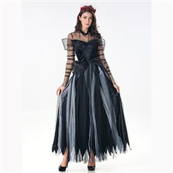 Adult Ghost Bride Dress Vampire Role Play Halloween Party Costume N17108