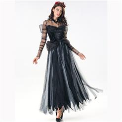 Adult Ghost Bride Dress Vampire Role Play Halloween Party Costume N17108