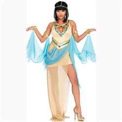 Egyptian Queen Role Play Costume, Classical Egyptian Queen Halloween Costume, Noble Adult Cleopatra Dance Costume, Egyptian Queen Adult Dance Costume, Cleopatra Halloween Adult Cosplay Costume, #N17198