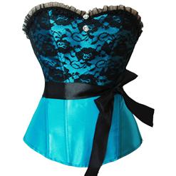 Satin & Lace Corset N1758