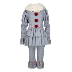 Men's Scary Clown Halloween Adult Cosplay Costume N17741