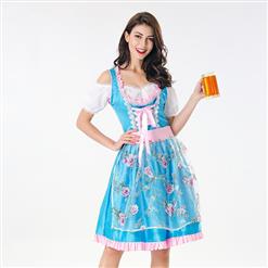 Women's Bavarian Beer Girl Adult Cosplay Oktoberfest Costume N18008