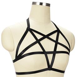 Sexy Spaghetti Straps Black Bundle Elastic Straps N18146