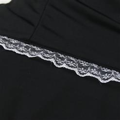 Sexy French Maid Dress Corset and Dress Sets Adult Halloween Cosplay Costume N18182