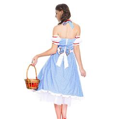 Maid Costume Role Playing Cute Country Girl Haltter Oktoberfest Costumes N18244